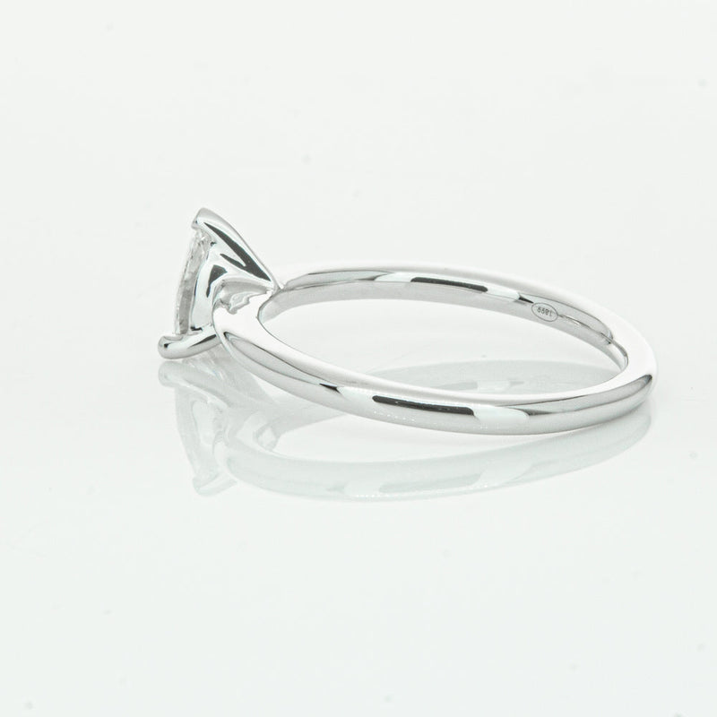 18ct White Gold .40ct Pear Cut Diamond Melba Ring-Ring-Walker & Hall