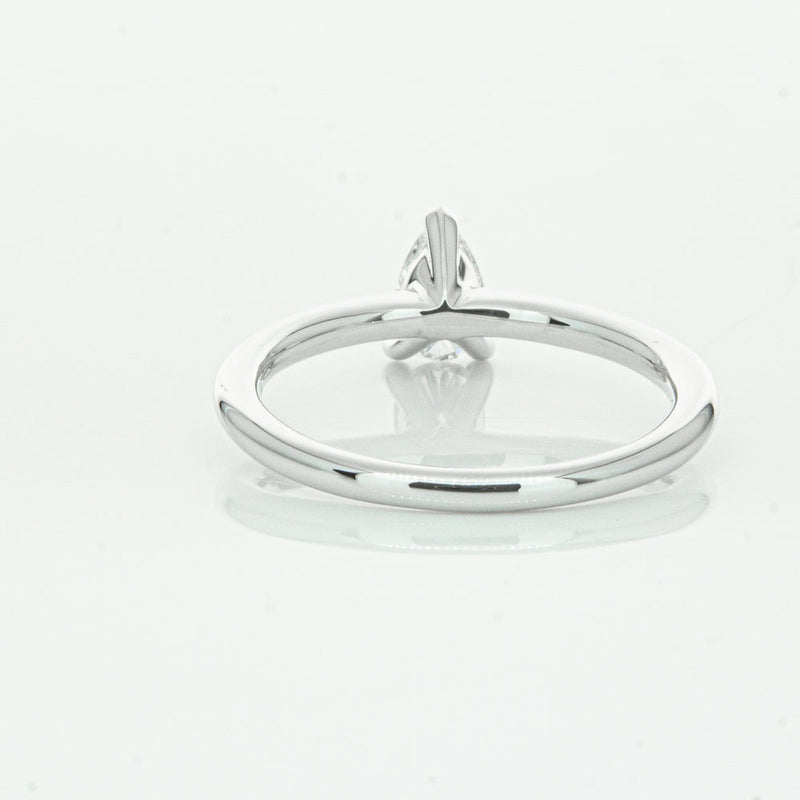 18ct White Gold .40ct Pear Cut Diamond Melba Ring-Ring-Walker & Hall