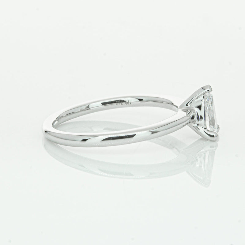 18ct White Gold .40ct Pear Cut Diamond Melba Ring-Ring-Walker & Hall