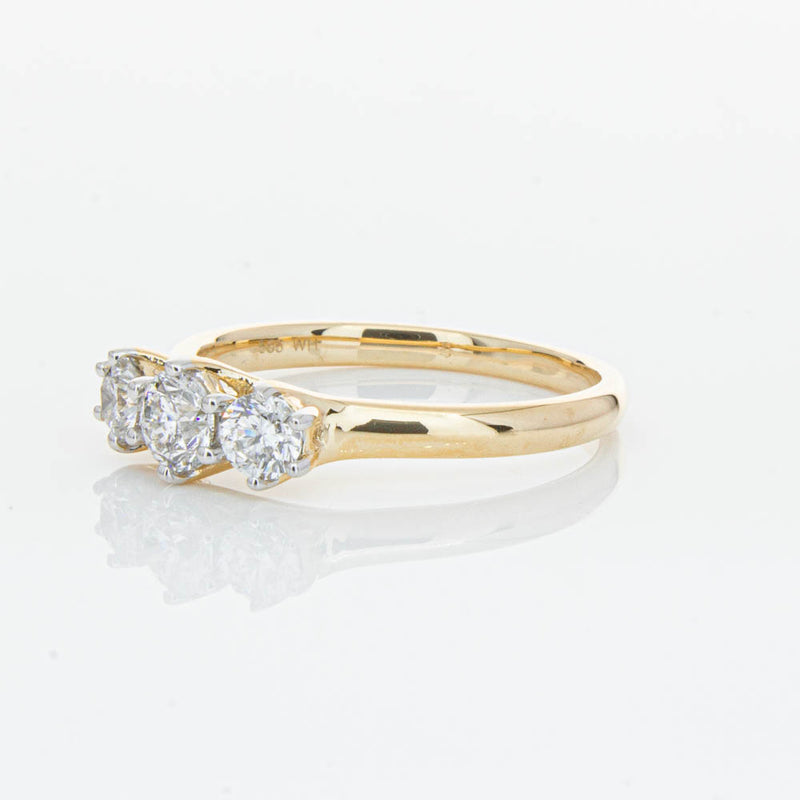 14ct Yellow Gold .70ct Diamond Charis Ring-Ring-Walker & Hall