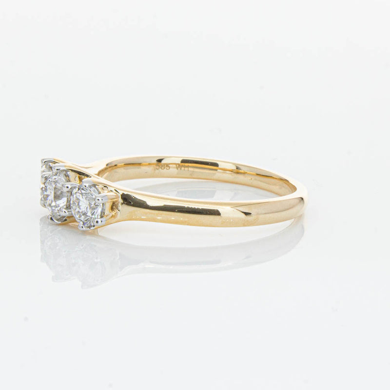 14ct Yellow Gold .70ct Diamond Charis Ring-Ring-Walker & Hall
