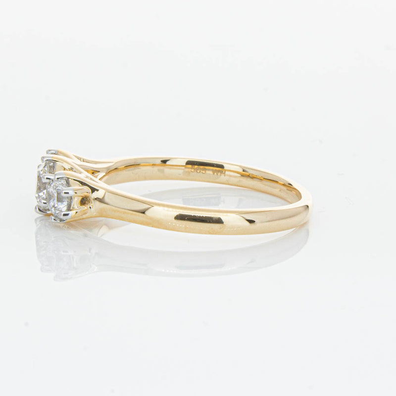 14ct Yellow Gold .70ct Diamond Charis Ring-Ring-Walker & Hall