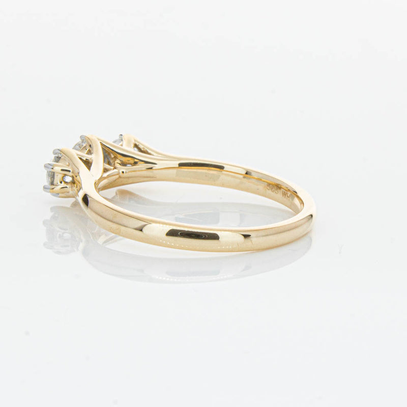 14ct Yellow Gold .70ct Diamond Charis Ring-Ring-Walker & Hall