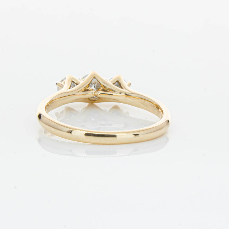 14ct Yellow Gold .70ct Diamond Charis Ring-Ring-Walker & Hall