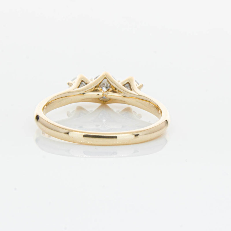 14ct Yellow Gold .70ct Diamond Charis Ring-Ring-Walker & Hall