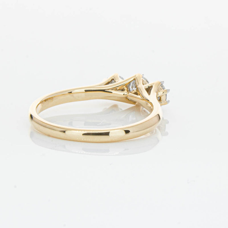 14ct Yellow Gold .70ct Diamond Charis Ring-Ring-Walker & Hall