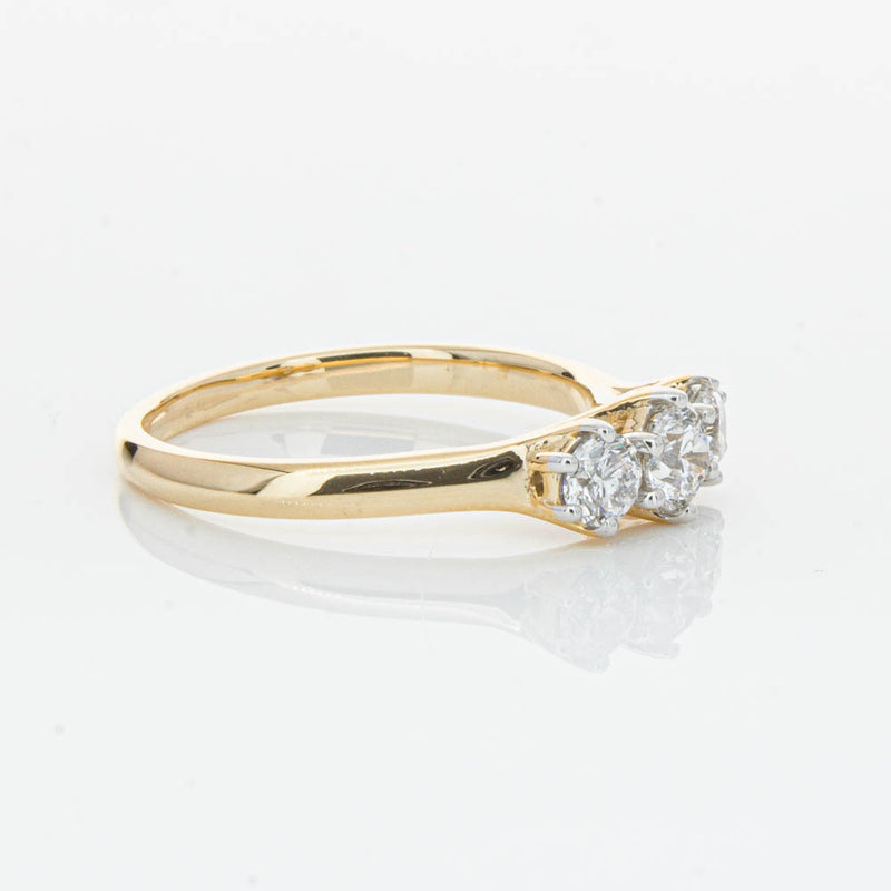 14ct Yellow Gold .70ct Diamond Charis Ring-Ring-Walker & Hall