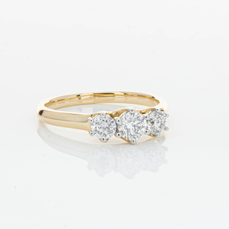 14ct Yellow Gold .70ct Diamond Charis Ring-Ring-Walker & Hall