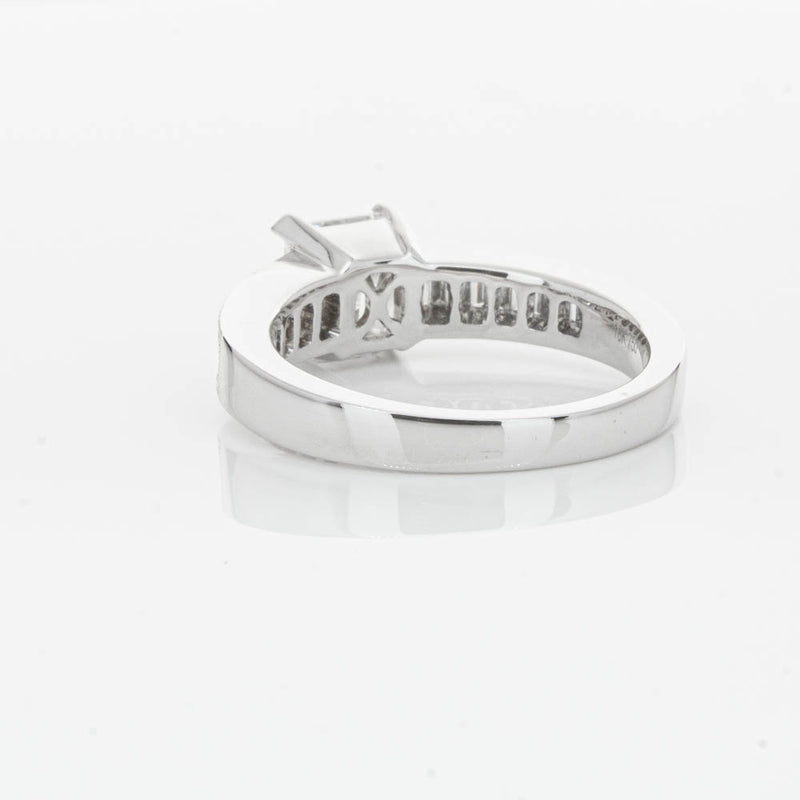18ct White Gold 1.50ct Radiant Cut Diamond Ring-Ring-Walker & Hall