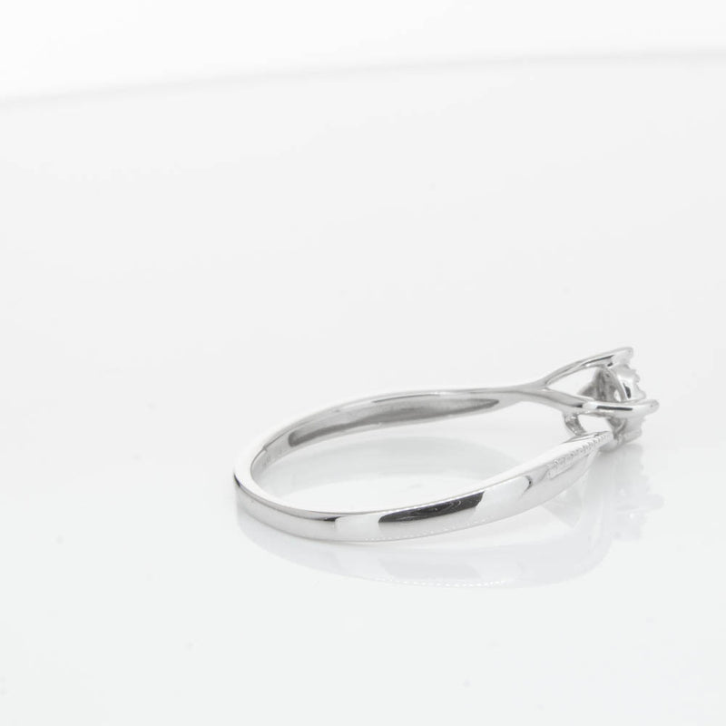14ct White Gold Diamond Tango Ring-Ring-Walker & Hall