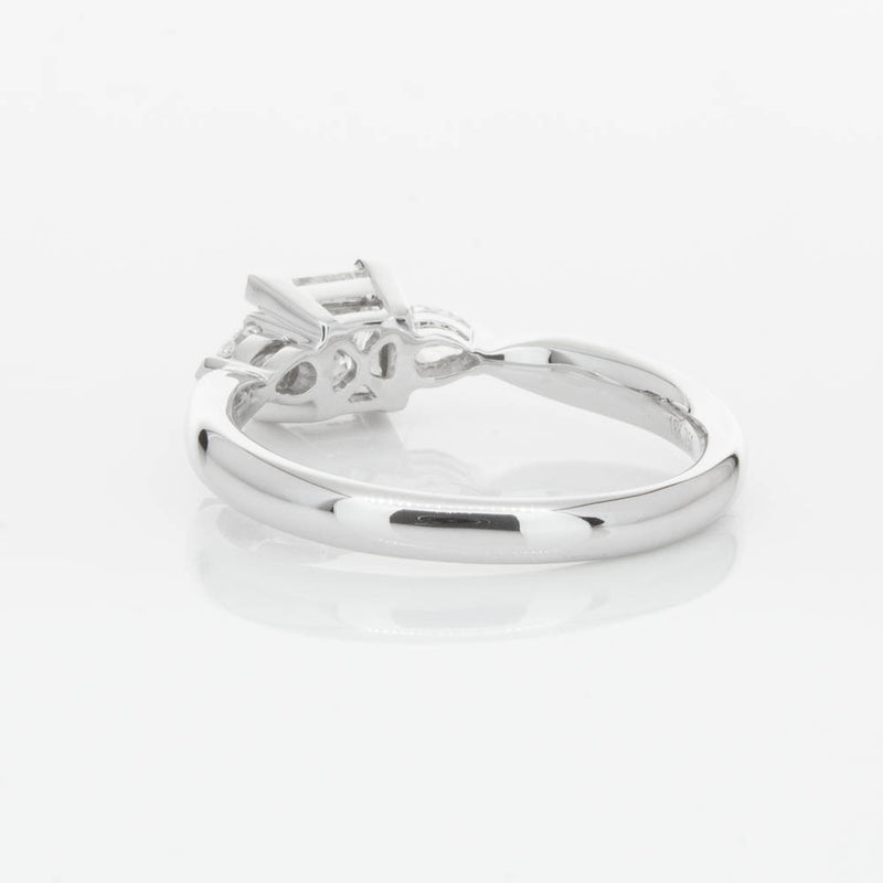 18ct White Gold 1.02ct Princess Cut Diamond Ayla Ring-Ring-Walker & Hall