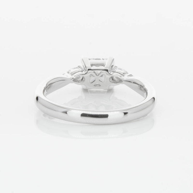 18ct White Gold 1.02ct Princess Cut Diamond Ayla Ring-Ring-Walker & Hall
