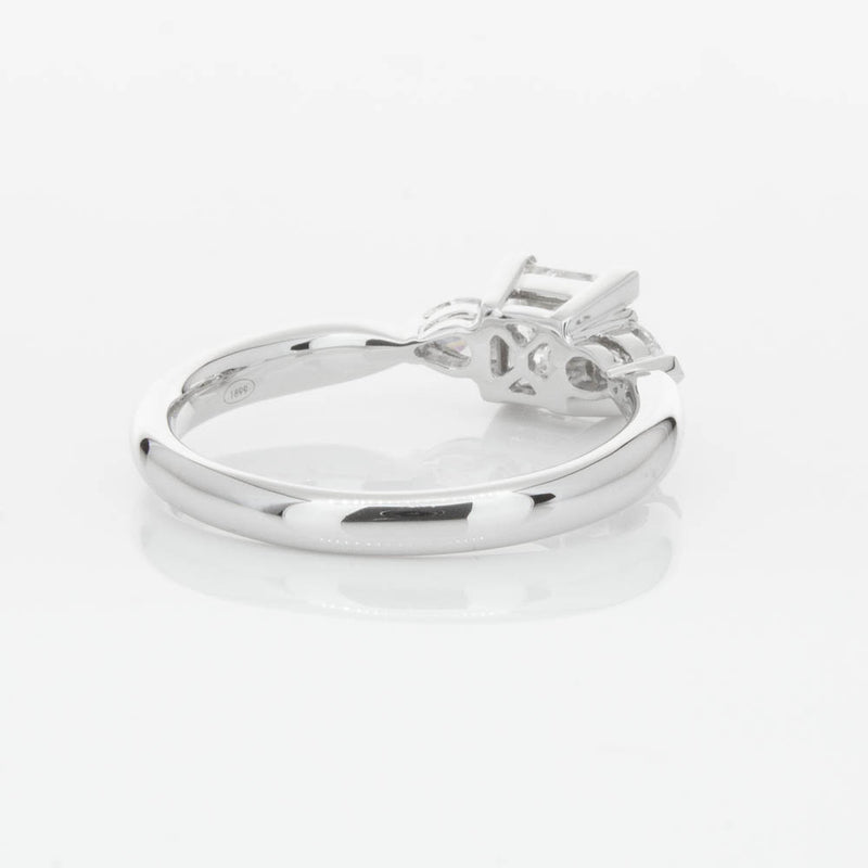 18ct White Gold 1.02ct Princess Cut Diamond Ayla Ring-Ring-Walker & Hall