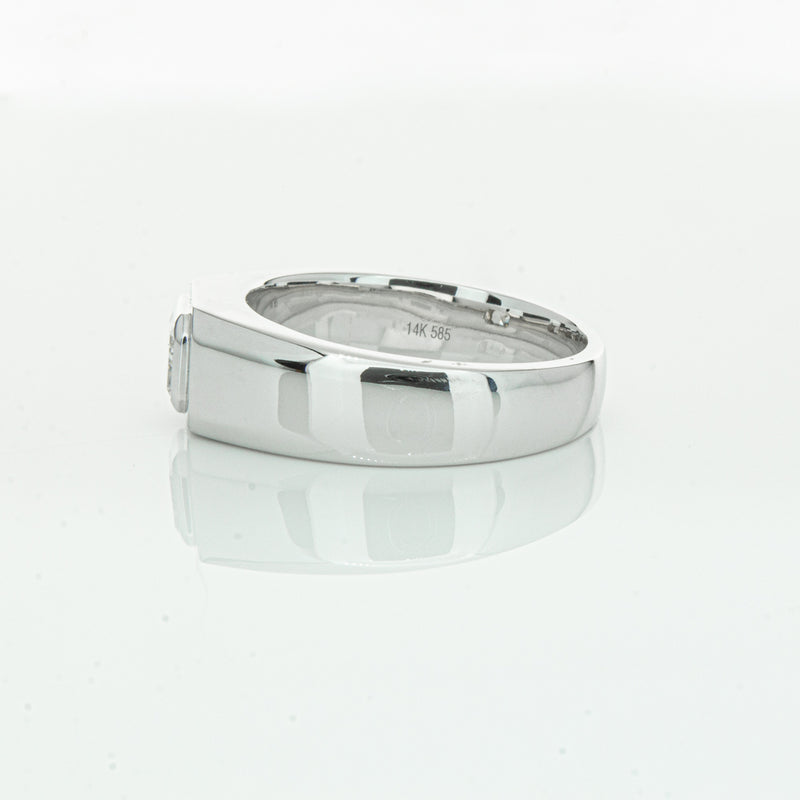 14ct White Gold Diamond Ring-Ring-Walker & Hall