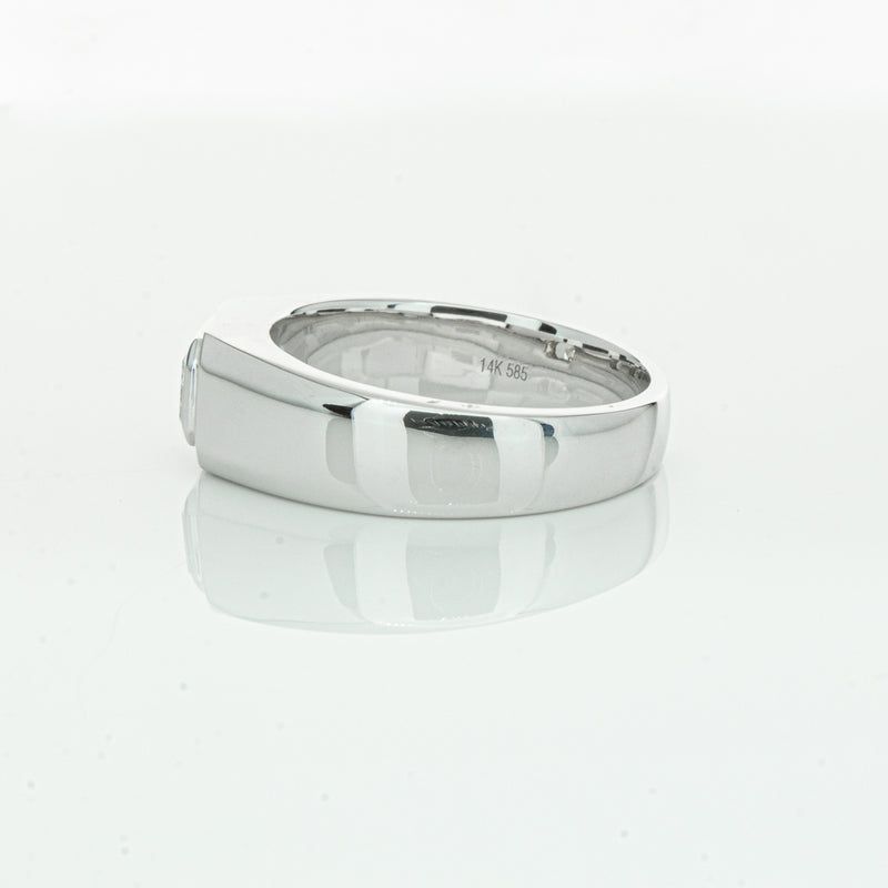 14ct White Gold Diamond Ring-Ring-Walker & Hall