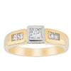 Deja Vu 18ct Yellow & White Gold .32ct Diamond Ring - Ring - Walker & Hall