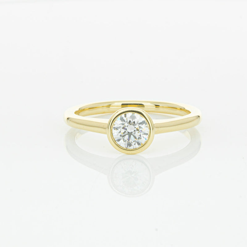 18ct Yellow Gold .50ct Diamond Natalia Ring-Ring-Walker & Hall