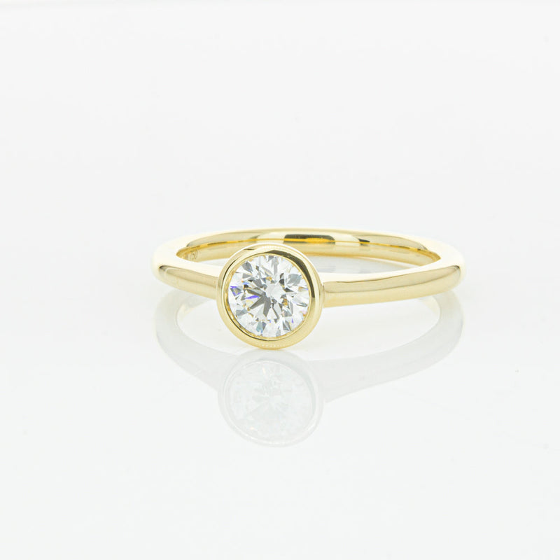 18ct Yellow Gold .50ct Diamond Natalia Ring-Ring-Walker & Hall