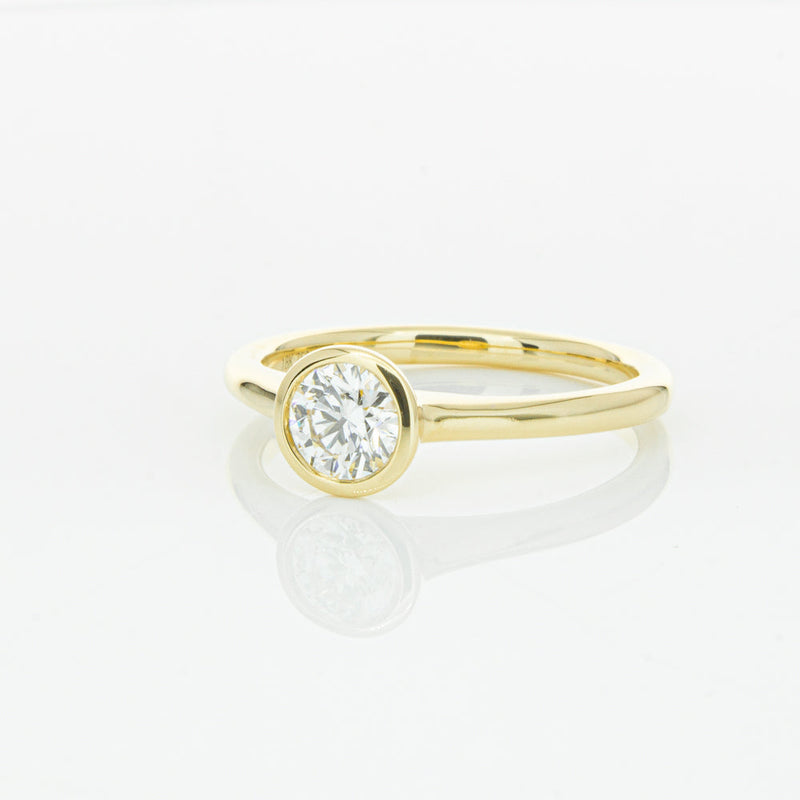 18ct Yellow Gold .50ct Diamond Natalia Ring-Ring-Walker & Hall