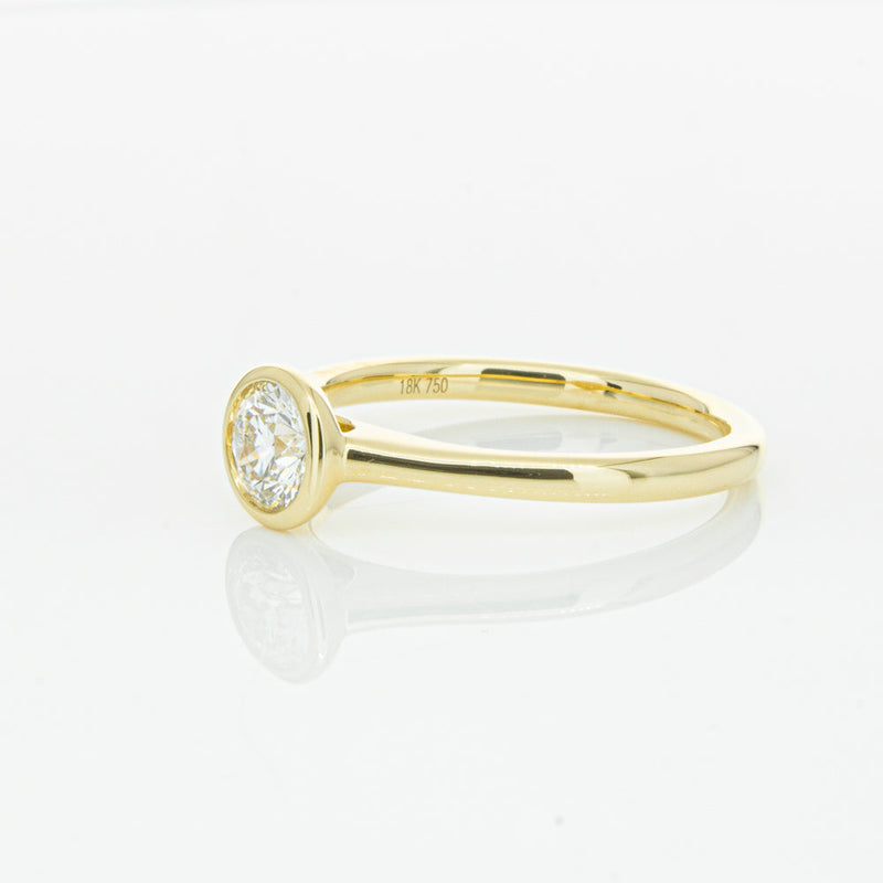18ct Yellow Gold .50ct Diamond Natalia Ring-Ring-Walker & Hall