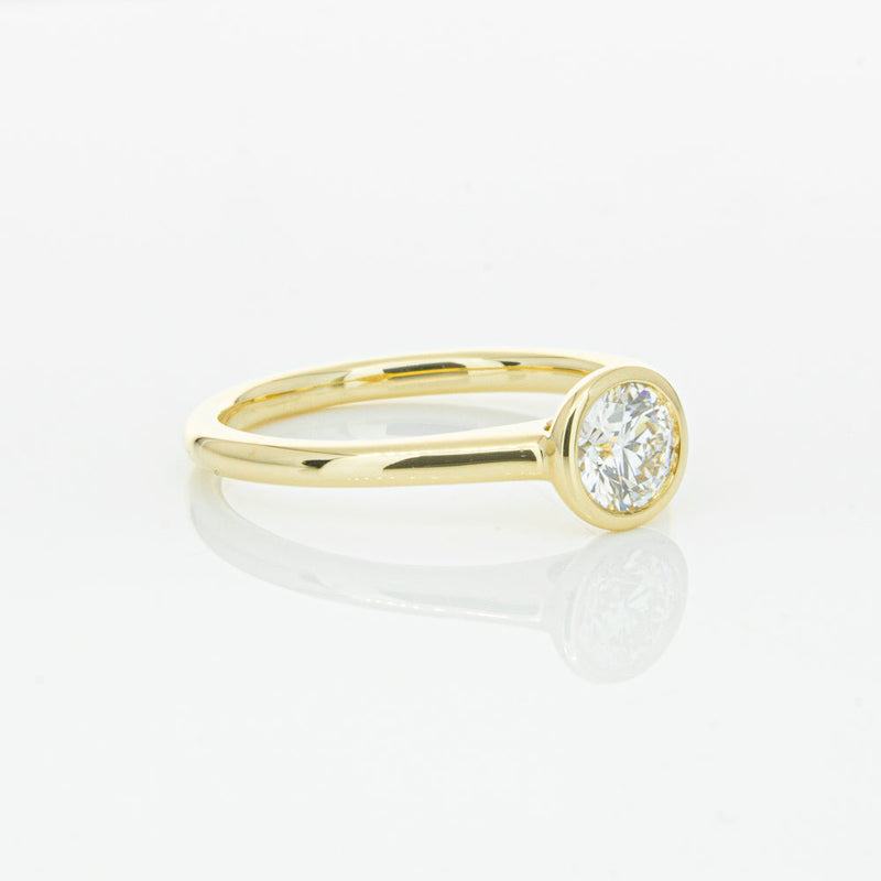 18ct Yellow Gold .50ct Diamond Natalia Ring-Ring-Walker & Hall