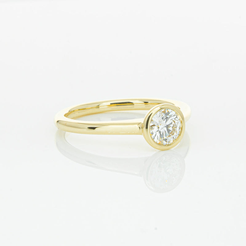 18ct Yellow Gold .50ct Diamond Natalia Ring-Ring-Walker & Hall