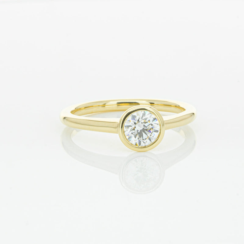 18ct Yellow Gold .50ct Diamond Natalia Ring-Ring-Walker & Hall