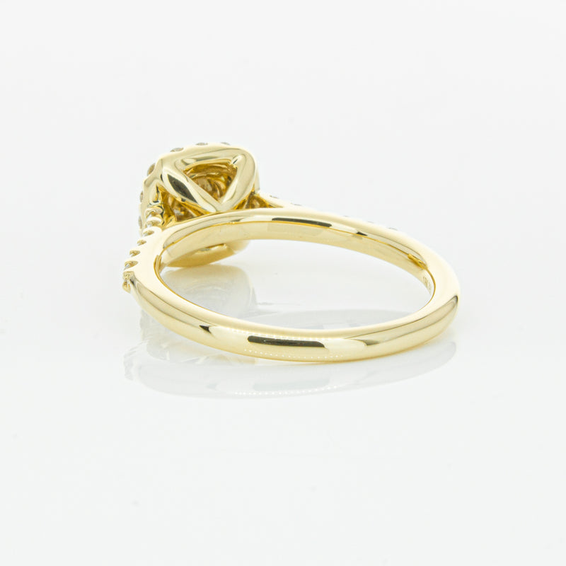 18ct Yellow Gold Champagne Diamond Manhattan Ring-Ring-Walker & Hall