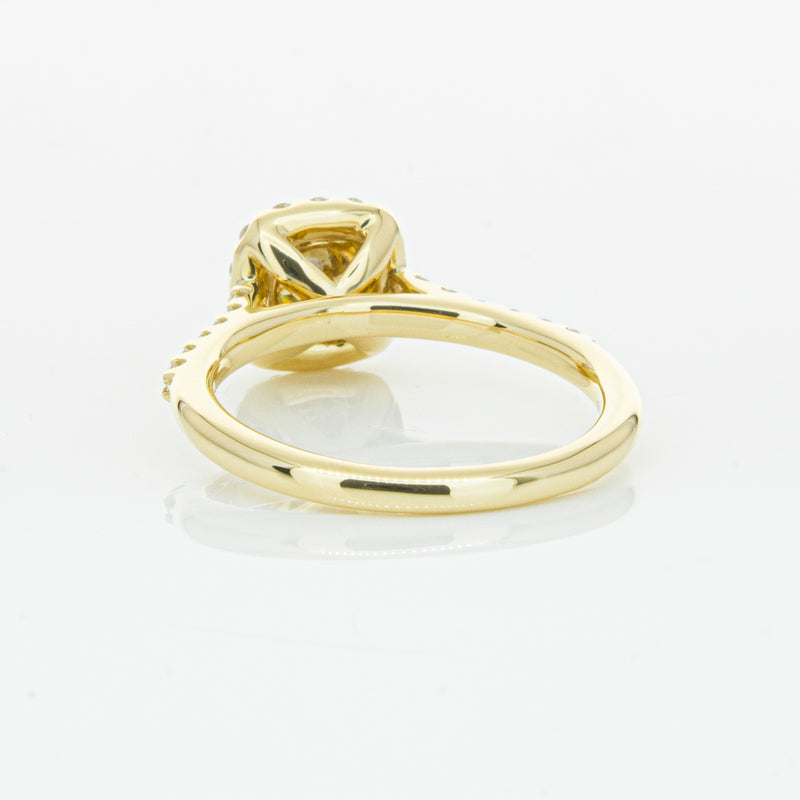 18ct Yellow Gold Champagne Diamond Manhattan Ring-Ring-Walker & Hall