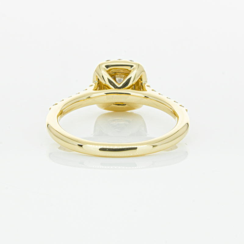 18ct Yellow Gold Champagne Diamond Manhattan Ring-Ring-Walker & Hall