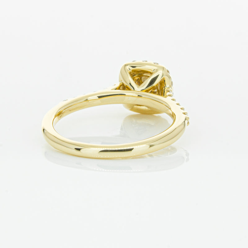 18ct Yellow Gold Champagne Diamond Manhattan Ring-Ring-Walker & Hall