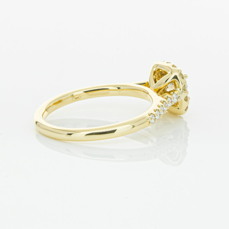 18ct Yellow Gold Champagne Diamond Manhattan Ring-Ring-Walker & Hall