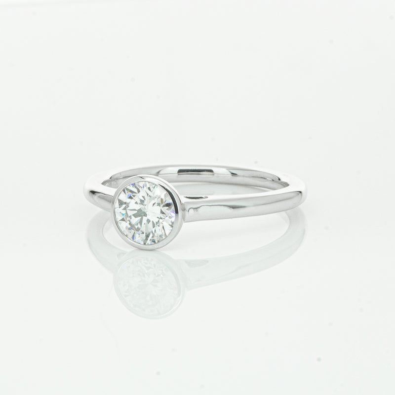 18ct White Gold .71ct Diamond Natalia Ring-Ring-Walker & Hall