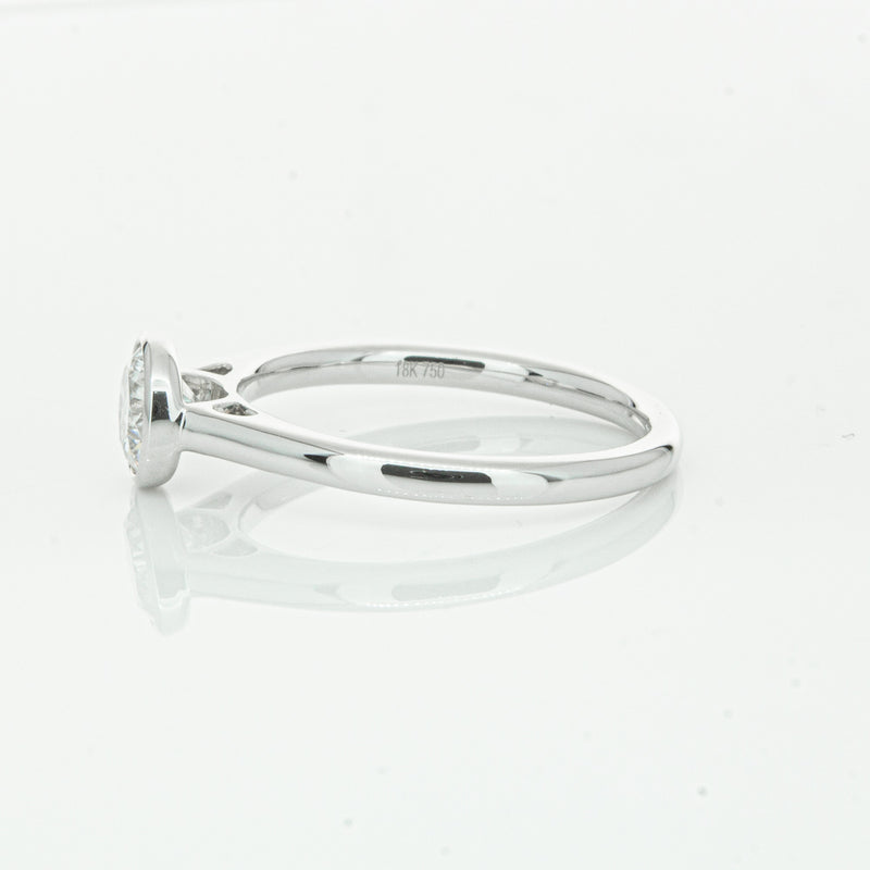 18ct White Gold .71ct Diamond Natalia Ring-Ring-Walker & Hall