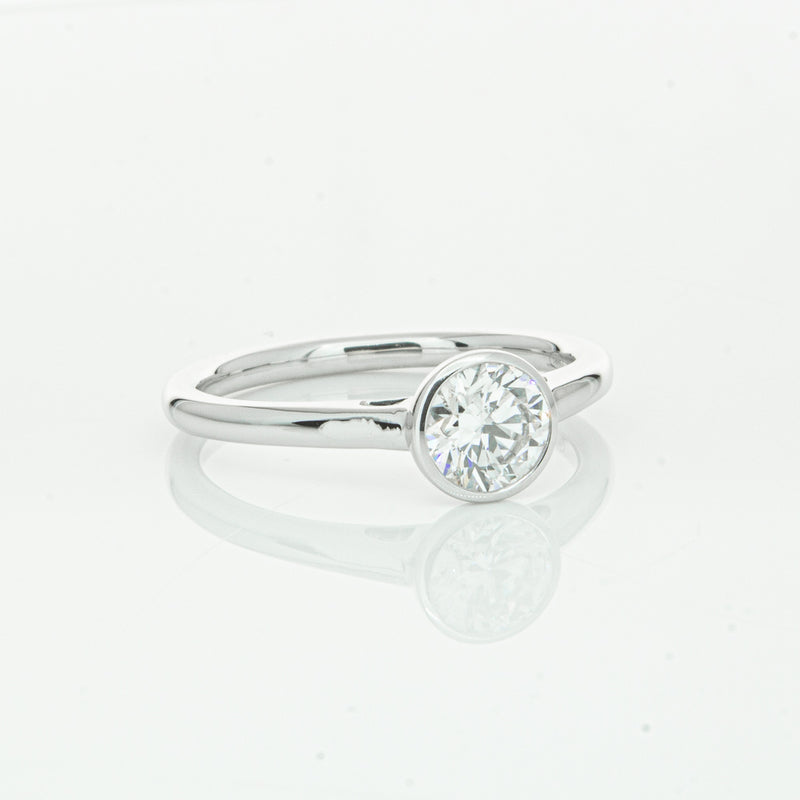 18ct White Gold .71ct Diamond Natalia Ring-Ring-Walker & Hall