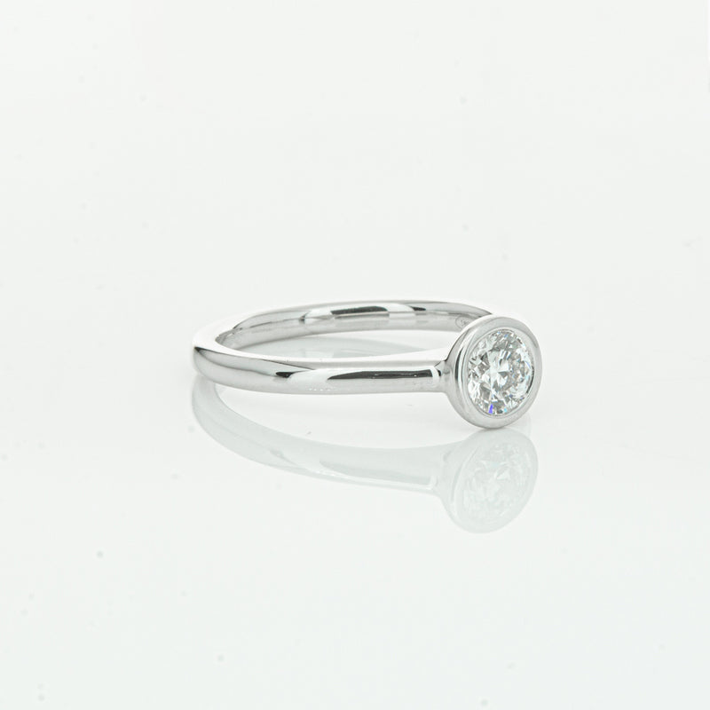 18ct White Gold .50ct Diamond Natalia Ring-Ring-Walker & Hall