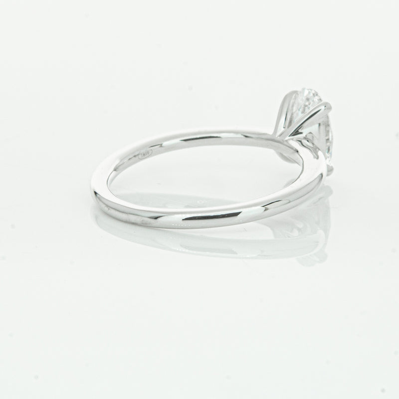 18ct White Gold 1.01ct Oval Cut Diamond Melba Ring-Ring-Walker & Hall