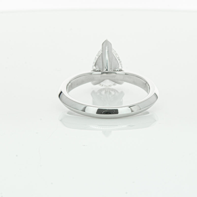 18ct White Gold 2.00ct Pear Cut Diamond Venetian Ring-Ring-Walker & Hall