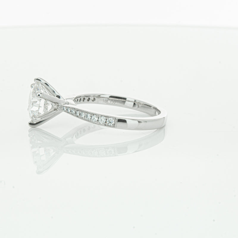 18ct White Gold Diamond Zenith Ring-Ring-Walker & Hall