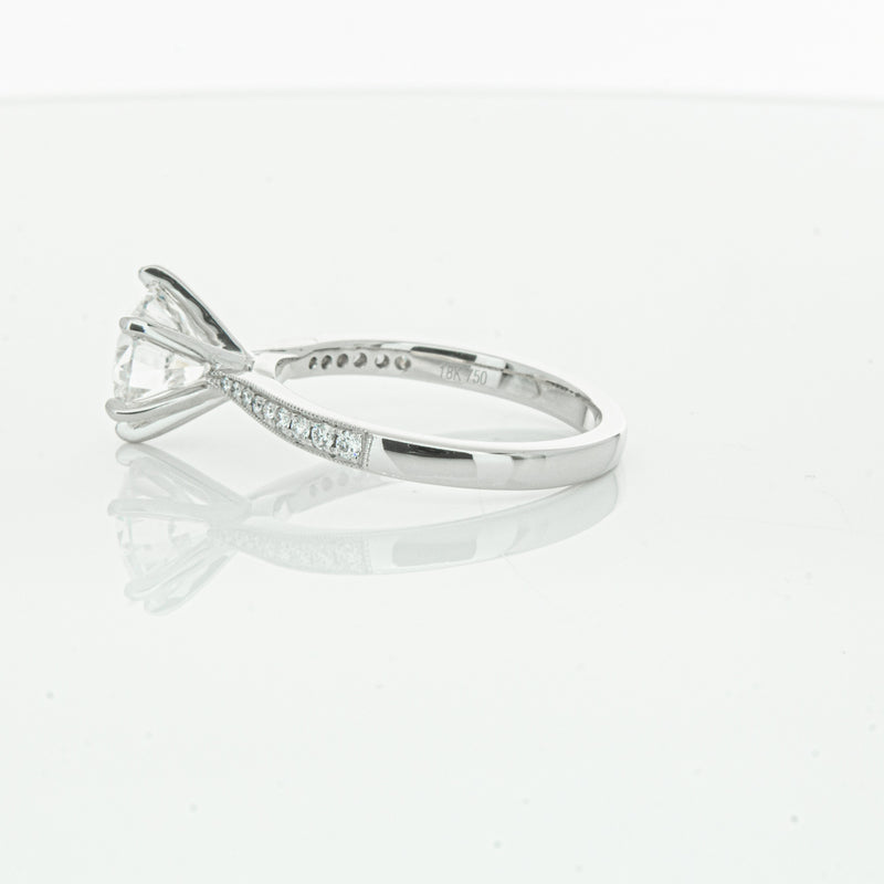 18ct White Gold Diamond Zenith Ring-Ring-Walker & Hall