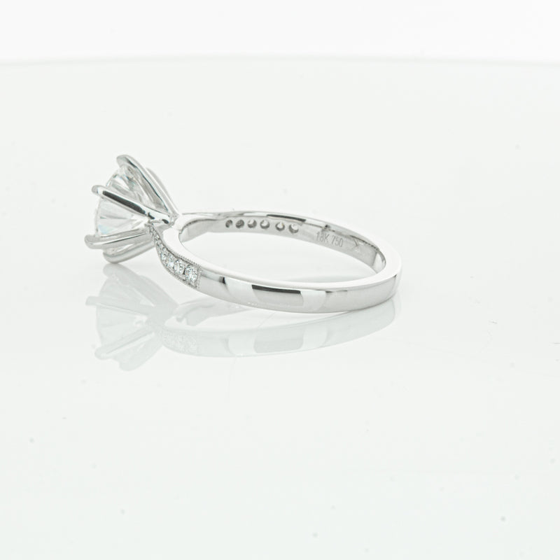 18ct White Gold Diamond Zenith Ring-Ring-Walker & Hall