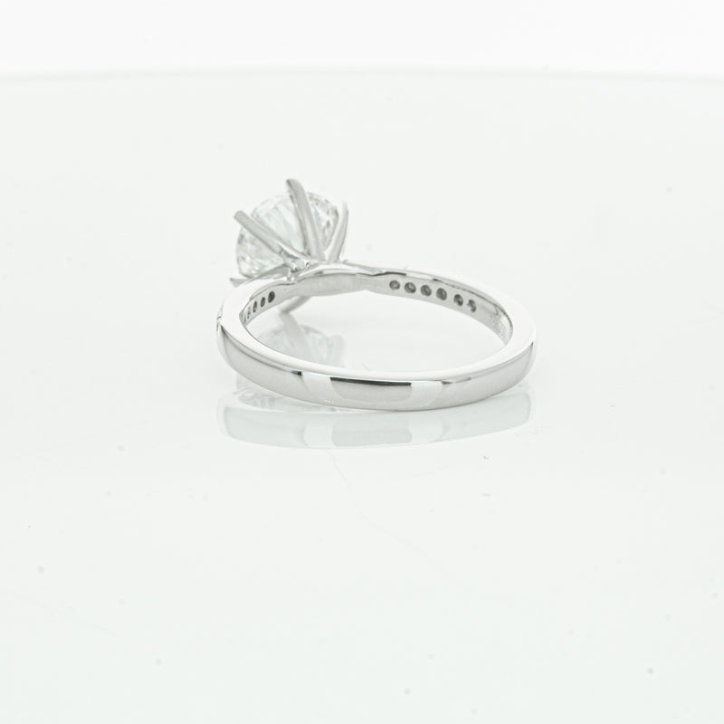 18ct White Gold Diamond Zenith Ring-Ring-Walker & Hall