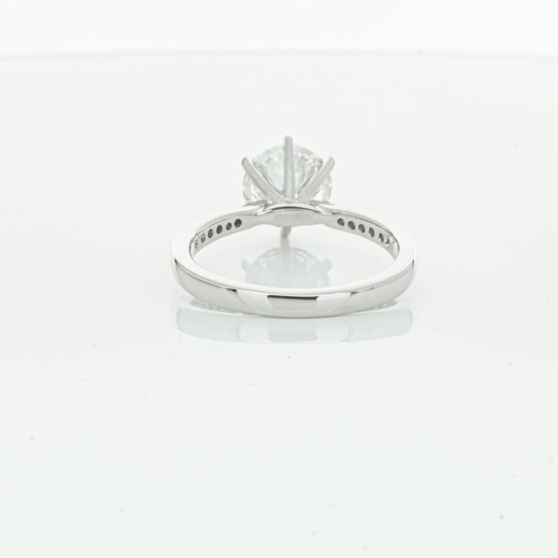 18ct White Gold Diamond Zenith Ring-Ring-Walker & Hall