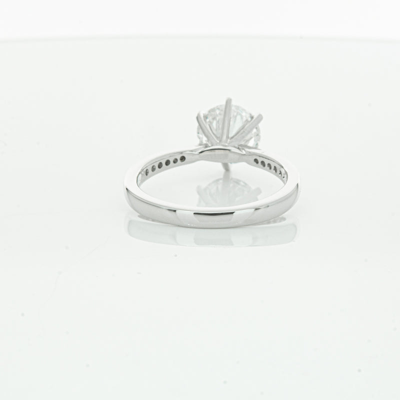 18ct White Gold Diamond Zenith Ring-Ring-Walker & Hall