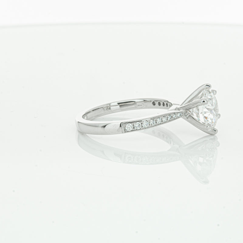 18ct White Gold Diamond Zenith Ring-Ring-Walker & Hall