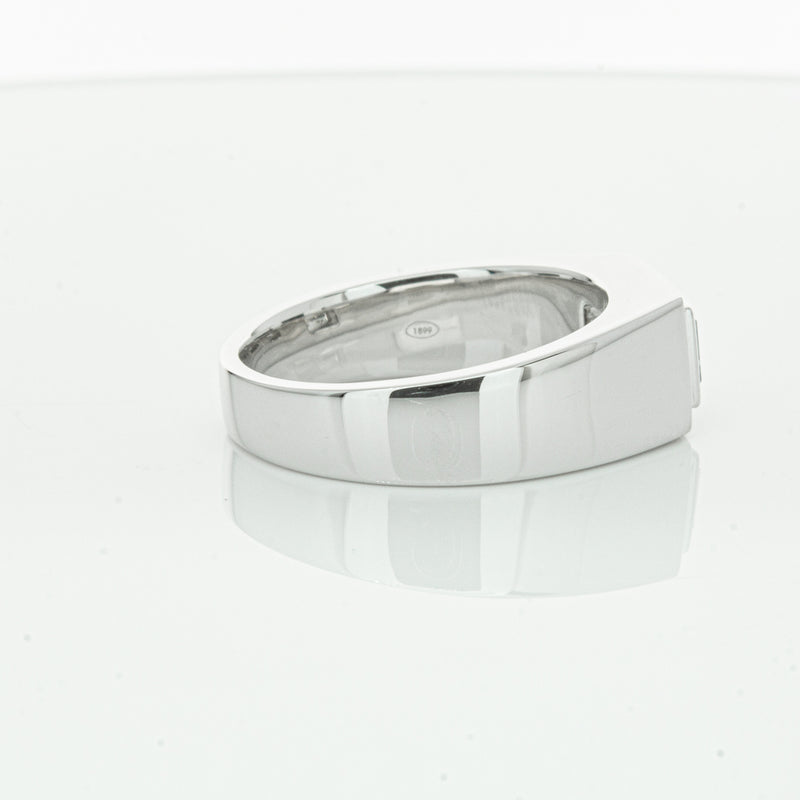 Platinum 1.40ct Baguette Diamond Mens Ring-Ring-Walker & Hall