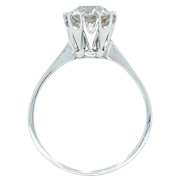 Deja Vu 18ct White Gold 1.55ct Diamond Solitaire Ring - Ring - Walker & Hall