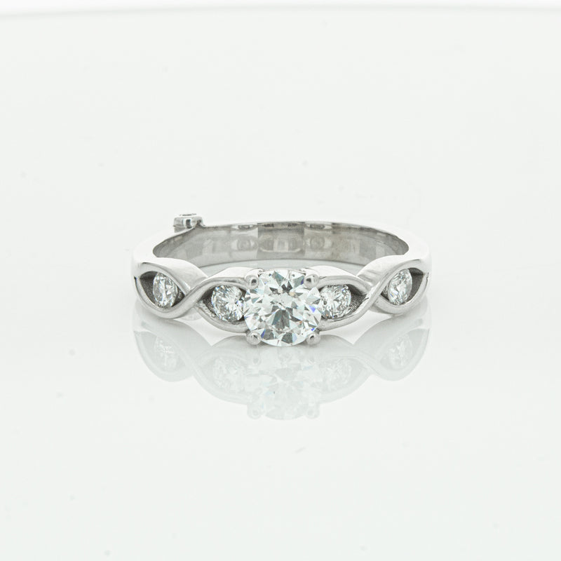 Deja Vu 9ct White Gold .50ct Diamond Ring-Ring-Walker & Hall