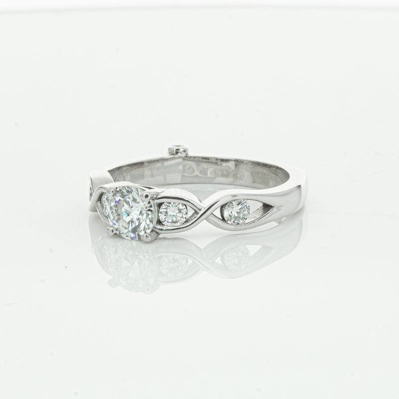 Deja Vu 9ct White Gold .50ct Diamond Ring-Ring-Walker & Hall