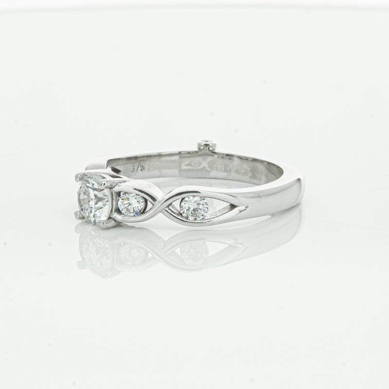 Deja Vu 9ct White Gold .50ct Diamond Ring-Ring-Walker & Hall